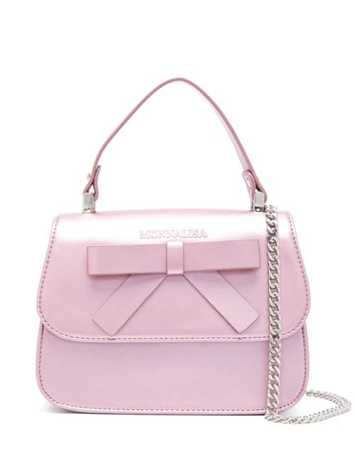 Borsa bambina rosa con fiocco MONNALISA | 17E00050810090