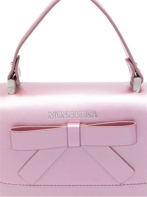 Borsa bambina rosa con fiocco MONNALISA | 17E00050810090