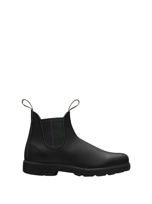 Stivaletto modello Chelsea 1614 color nero e tartan verde BLUNDSTONE | 1614.