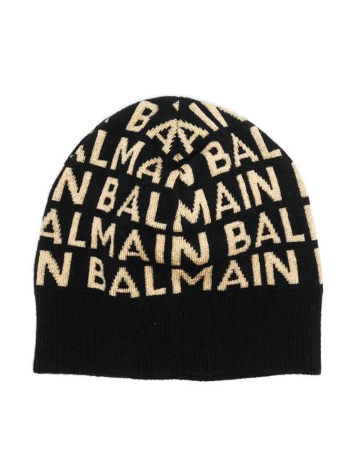 Cappello bambina in maglia BALMAIN Kids | BT0A37Z1849930OR