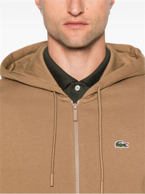 Felpa uomo con zip LACOSTE | SH9626SIX