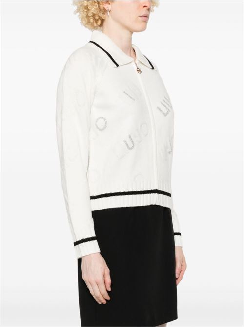 Cardigan donna con zip LIU-JO | TF4170MS55LC3447