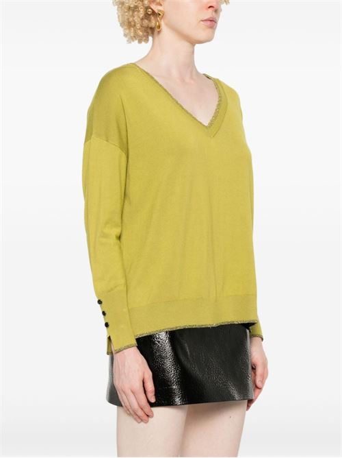 Maglia donna con scollo a V LIU-JO | WF4009MS49I60540