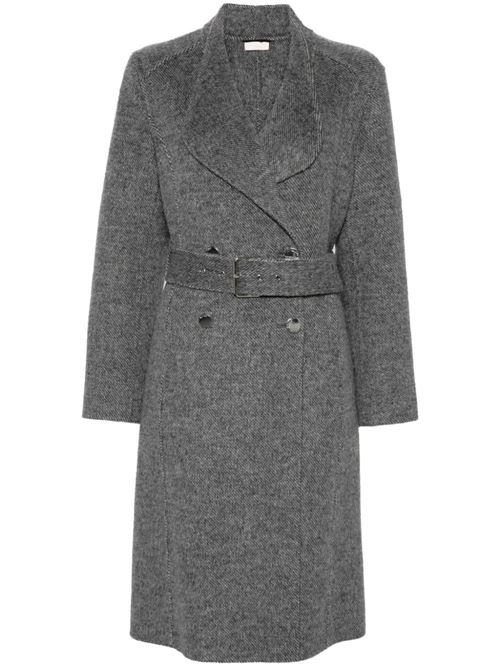 Cappotto donna doppiopetto grigio LIU-JO | WF4060T4627S1188