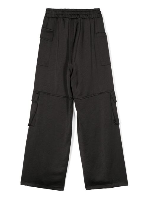 Pantalone bambina cargo nero MONNALISA | 17D40141220050