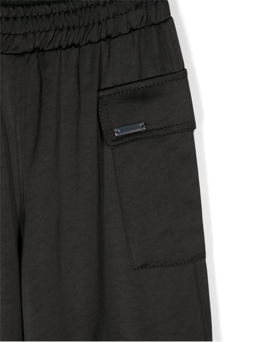 Pantalone bambina cargo nero MONNALISA | 17D40141220050