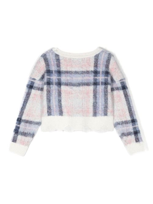 Maglia bambina tartan MONNALISA | 17D60140965666