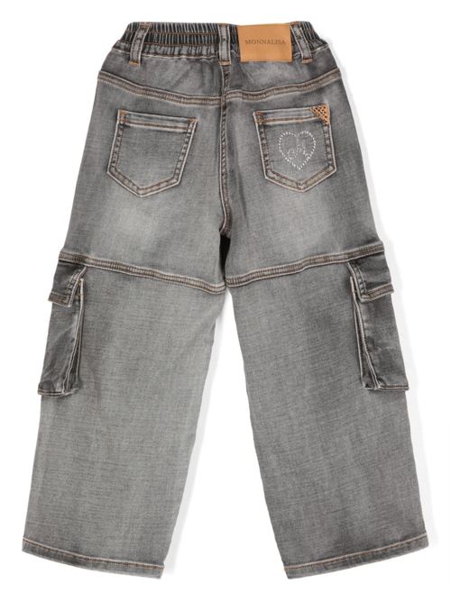 Jeans bambina cargo MONNALISA | 19D40640200050