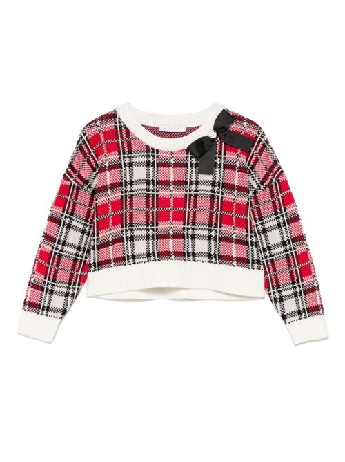 Maglia bambina tartan MONNALISA | 19D64140914301