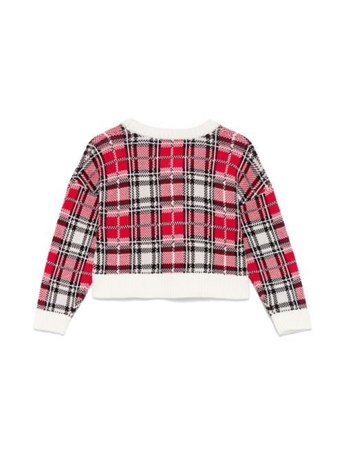 Maglia bambina tartan MONNALISA | 19D64140914301