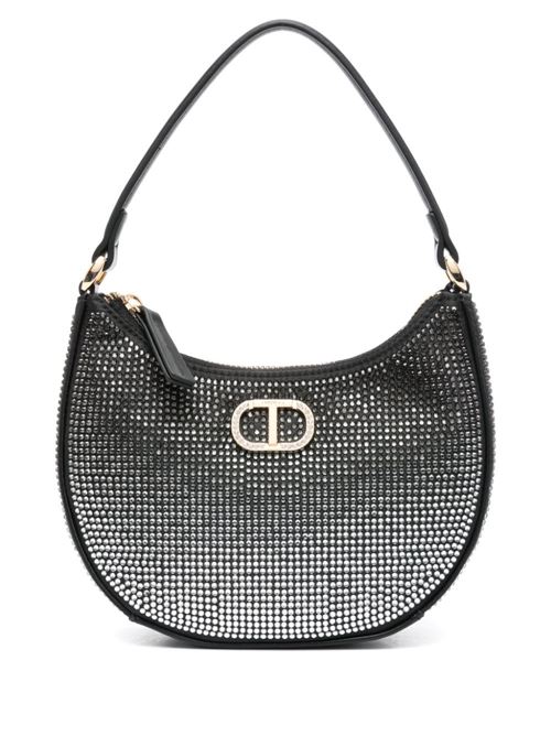 Borsa donna mezzaluna con strass Moon TWINSET | 242TB738000006