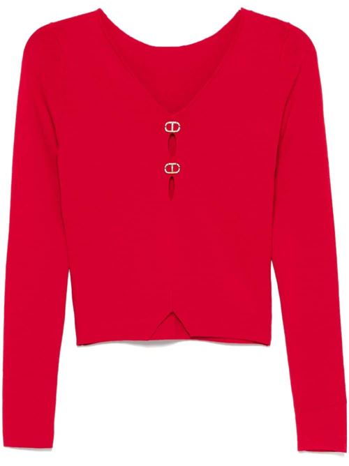 Maglia donna con scollo a V TWINSET | 242TT303100740