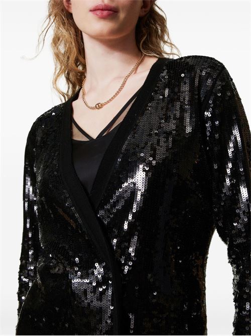 Cardigan donna con paillettes TWINSET | 242TT314500006