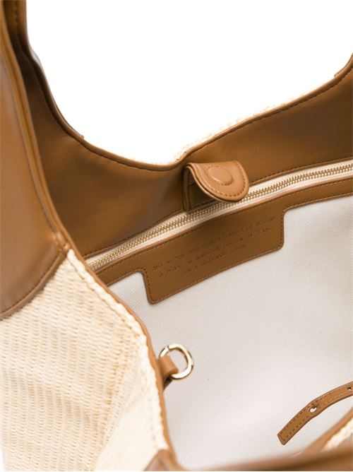 Borsa donna a spalla THEMOIRè | TMSR24NP81SHELL/CARAMEL