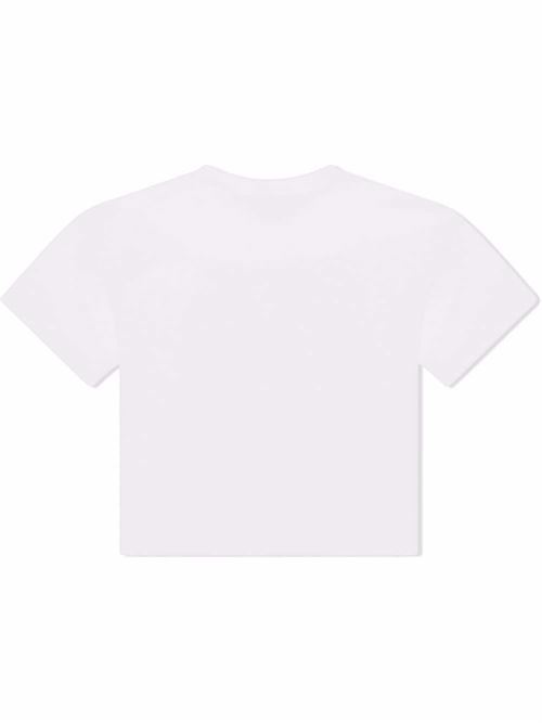 T-shirt bambina con stampa logo sul davanti Dolce & Gabbana Kids | L5JTIBG7B3EW0800