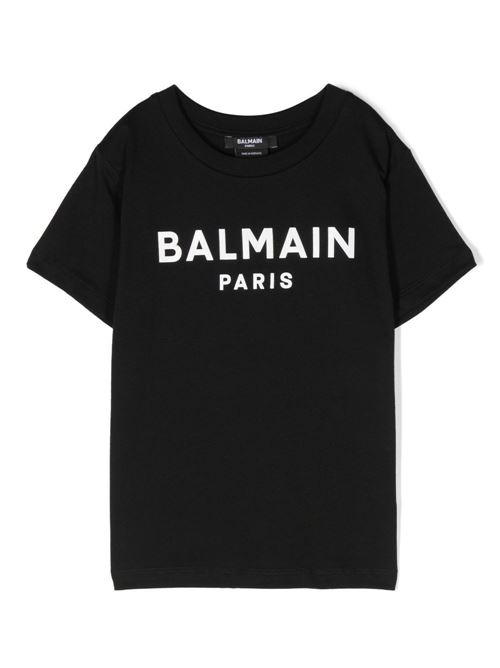 T shirt bambino con stampa BALMAIN Kids | BS8R51Z0057930BC