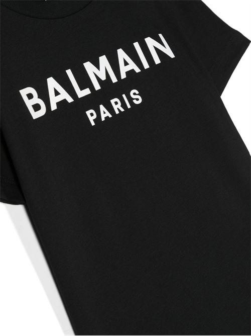 T shirt bambino con stampa BALMAIN Kids | BS8R51Z0057930BC