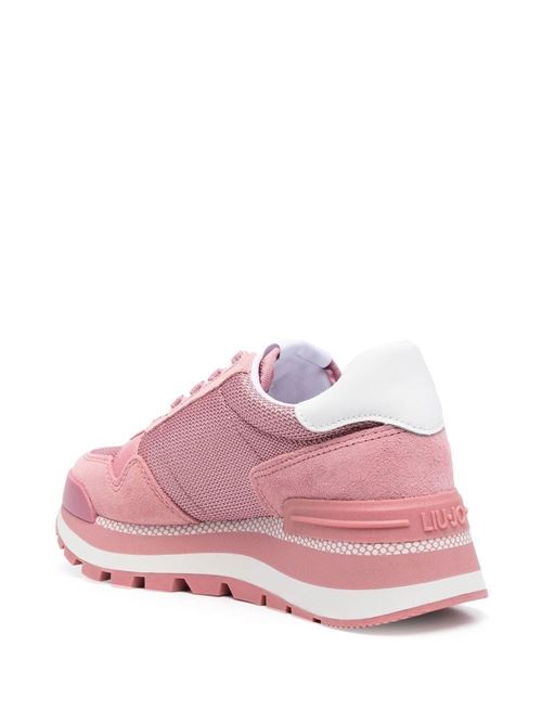 Sneakers platform rosa scamosciata LIU-JO calzature | BA3119PX027S1688