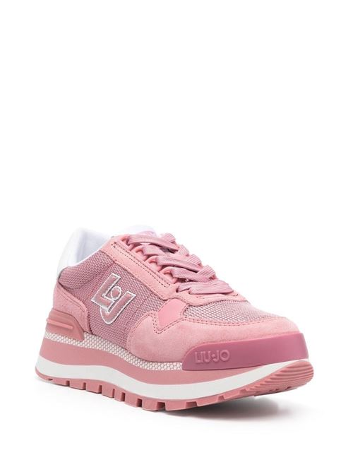 Sneakers platform rosa scamosciata LIU-JO calzature | BA3119PX027S1688